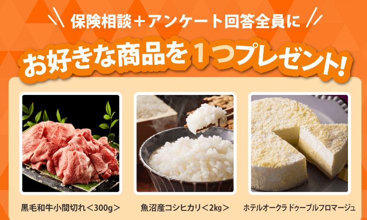 保険クリニックのプレゼントキャンペーン内容