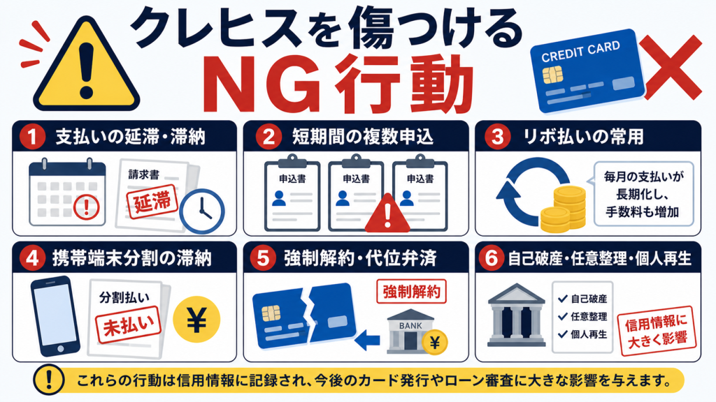 クレヒスのNG行動