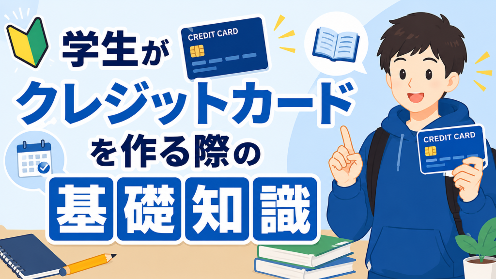学生がクレジットカードを作る際の基礎知識